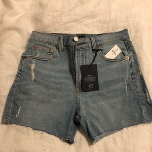 Gap High Rise Stretch Denim Shorts 26